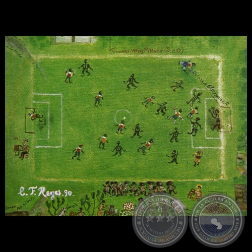 LA CANCHITA SO’O, 1990 - Óleo de CARLOS FEDERICO REYES